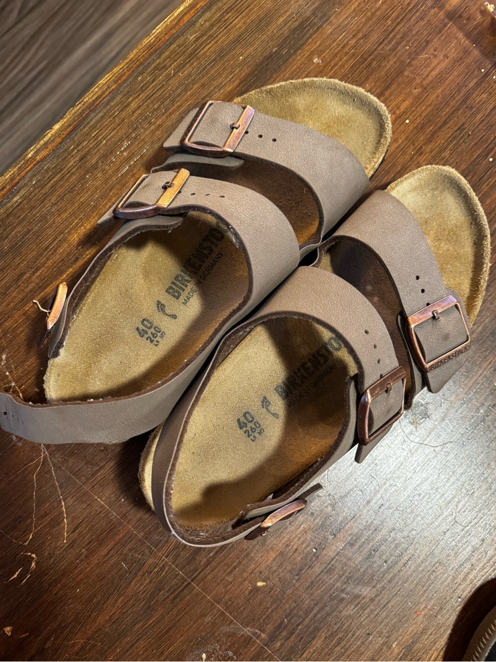 Birkenstock Arizona Brown Leather Sandals